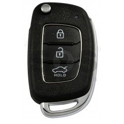 OEM Flip Key for Hyundai Sonata  2015-2016 Buttons:3 / Frequency:433MHz / Transponder:TIRIS DST 80  / Blade signature: / Immobiliser System:Immobiliser Box / Part No: 95430-C1100