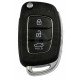 OEM Flip Key for Hyundai Sonata  2015-2016 Buttons:3 / Frequency:433MHz / Transponder:TIRIS DST 80  / Blade signature: / Immobiliser System:Immobiliser Box / Part No: 95430-C1100