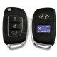 OEM Flip Key for Hyundai Accent 2014-2016 Buttons:3 / Frequency:433MHz / Transponder:PCF7936/HITAG2  / Blade signature: / Immobiliser System:Immobiliser Box / Part No: 95430-1RAB1