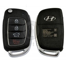 OEM Flip Key for Hyundai Sonata 2015-2017 Buttons:3+1P / Frequency:433MHz / Transponder:  / Blade signature: / Immobiliser System:Immobiliser Box / Part No: 95430-C1010