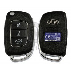 OEM Flip Key for Hyundai Accent 2017 Buttons:3 / Frequency:433MHz / Transponder:TIRIS DST 80  / Blade signature: / Immobiliser System:Immobiliser Box / Part No: 95430-1RAC1