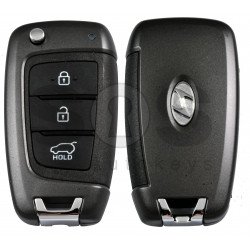 OEM Flip Key for Hyundai  Azera 2018-2019 Buttons:3 / Frequency:433MHz / Transponder: PCF7938/HITAG 3   / Blade signature: / Immobiliser System:Immobiliser Box / Part No:  95430-G8100