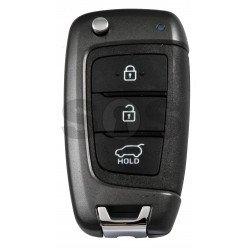 OEM Flip Key for Hyundai  Azera 2018-2019 Buttons:3 / Frequency:433MHz / Transponder: PCF7938/HITAG 3   / Blade signature: / Immobiliser System:Immobiliser Box / Part No:  95430-G8100