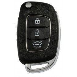 OEM Flip Key for Hyundai Sonata 2018 Buttons:3 / Frequency:433MHz / Transponder: TIRIS DST80   / Blade signature: / Immobiliser System:Immobiliser Box / Part No:  95430-C1300