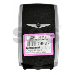 OEM Smart Key for Hyundai Genesis 2018 Buttons:3 / Frequency:433MHz / Transponder:NCF29A/HITAG 3 / Blade signature:HY22 / Part No:95440-D2100NNB / Keyless Go 