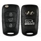 OEM Flip Key for Hyundai Veloster 2010+ Buttons:3 / Frequency:433MHz / Transponder: No tranponder / Blade signature: / Part No: 95430-2V010