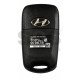OEM Flip Key for Hyundai Veloster 2010+ Buttons:3 / Frequency:433MHz / Transponder: No tranponder / Blade signature: / Part No: 95430-2V010
