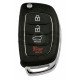 OEM Flip Key for Hyundai Tucson 2013+ Buttons:3+1P / Frequency:433MHz / Transponder: No transponder  / Part No: 95430-2S800