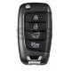 OEM Flip Key for Hyundai Veloster 2019-2020 Buttons:4 / Frequency:433MHz / Transponder: TIRIS DST 4D  / Blade signature: / Immobiliser System:Immobiliser Box / Part No: 95430-J3000	