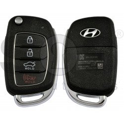 OEM Flip Key for Hyundai Elantra 2017-2018 Buttons:3+1P / Frequency:433MHz / Transponder: No transponder  / Part No: 95430-F2001	