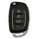 OEM Flip Key for Hyundai Elantra 2017-2018 Buttons:3+1P / Frequency:433MHz / Transponder: No transponder  / Part No: 95430-F2001	