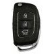 OEM Flip Key for Hyundai I10 2016 Buttons:3/ Frequency:433MHz / Transponder: No transponder  / Part No: 95430-B9000	