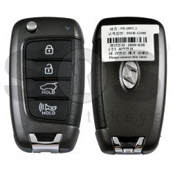 OEM Flip Key for Hyundai Elantra 2017-2019  Buttons:4 / Frequency:433MHz / Transponder: No Transponder / Part No: 95430-G3100