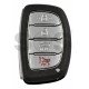 OEM Smart Key for Hyundai  I40 2014  Buttons:3+1P / Frequency: 433MHz / Transponder:  TIRIS 4D+ / Part No:  95440-3Z000	
