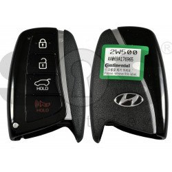 OEM Smart Key for Hyundai Santa Fe 2015-2018 Buttons:3+1/ Frequency:433 MHz / Transponder: PCF7952/HITAG 2 /  Part No:  95440-2W500/B8100	 /  Keyless Go