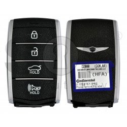 OEM Smart Key for Hyundai Genesis G80 2018-2019 Buttons:4 / Frequency:433MHz / Transponder:NCF29A/HITAG 3/ Blade signature:HY22 / Part No:95440-D2000BLH	/ Keyless Go / 