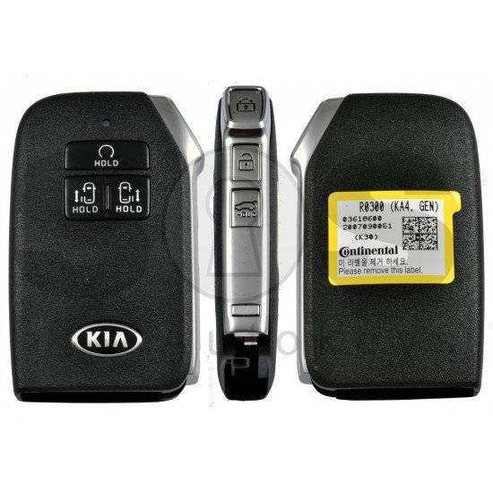 OEM Smart Key for Kia Carnival 2021+ Buttons: 6 / Frequency:433MHz / Transponder: NCF29A/HITAG AES /  Part No: 95440-R0300 / Keyless Go / Automatic Start
