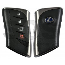 OEM Smart Key for Lexus UX250 2019-2020/ Buttons:3+1 / Frequency:315MHz / Transponder:TIRIS RF430 (8A)/ First Page: AA / Part No: 8990H-76040 / Keyless Go