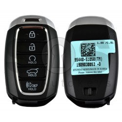 OEM Smart Key for Hyundai Santa Fe 2018+ Buttons:5 / Frequency:433MHz / Transponder: NCF29A/HITAG 3 / Blade signature:HY22 / Part No:95440-S1050/ Keyless Go / Automatic Start
