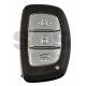 OEM Smart Key for Hyundai  Creta 2021+ Buttons:3 / Frequency: 433MHz / Transponder: ATMEL AES / Blade signature:HY22 / Part No: 95440-BV000/ Keyless Go