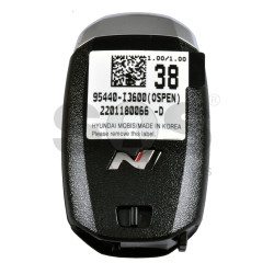 OEM Smart Key for Hyundai Kona N-line 2022+ Buttons:4 / Frequency:433MHz / Transponder:  NCF29A/HITAG 3/ Blade signature:HY22 / Part No:95540-L3600/ Keyless Go / Automatic Start