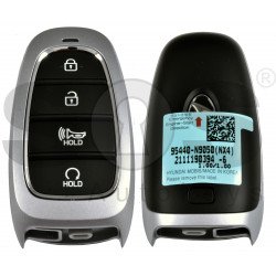 OEM Smart Key for Hyundai Tucson  2022+ Buttons:4 / Frequency:433MHz / Transponder:HITAG 3/NCF 29A/ Blade signature:HY22 / Part No:  95540-N9050		 / Keyless Go / Automatic Start 