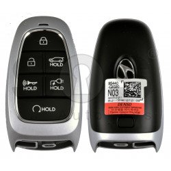 OEM Smart Key for Hyundai Ioniq  2022+ Buttons:6 / Frequency:433MHz / Transponder:NCF29A/HITAG AES/ Blade signature:HY22 / Part No:  95540-GI020	 / Keyless Go / Automatic Start 