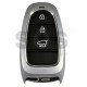 OEM Smart Key for Hyundai Tucson  2022+ Buttons:3/ Frequency:433MHz / Transponder:HITAG 3/NCF 29A/ Blade signature:HY22 / Part No: 95540-N9020	 / Keyless Go / 