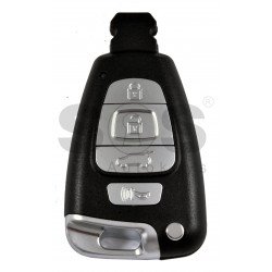 Smart Key for Hyundai Veracruz 2007-2012 Buttons:4 / Frequency:315MHz / Transponder:PCF7952A/ HITAG2 / Blade signature:HY22 / Part No: 95440-3J600  / Keyless GO / No Logo