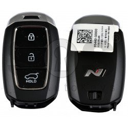 OEM Smart Key for Hyundai I30 N 2018 Buttons:3 / Frequency:433MHz / Transponder: TIRIS RF430 (8A)  / Part No:  95440-S0000/ Keyless Go