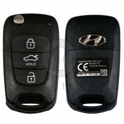 OEM Flip Key for Hyundai Azera 2011 Buttons:3 / Frequency:433MHz / Transponder:PCF 7936/ HITAG2   / Part.No.: 95430-3L600