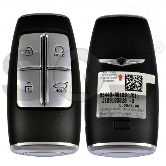 OEM Smart Key for Hyundai Genesis  2022 Buttons:4 / Frequency:433MHz / Transponder:NCF29A/HITAG 3 /  Part No: 95440-AR100/ Keyless Go / AUTOMATIC START 