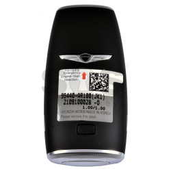 OEM Smart Key for Hyundai Genesis 2022 Buttons:4 / Frequency:433MHz / Transponder:NCF29A/HITAG 3 / Part No: 95440-AR100/ Keyless Go / AUTOMATIC START OEM Smart Key for Hyundai Genesis 2022 Buttons:4 / Frequency:433MHz / Transponder:NCF29A/HITAG 3 / Part No: 95440-AR100/ Keyless Go / AUTOMATIC START