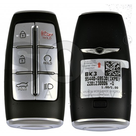 OEM Smart Key for Hyundai Genesis G70  2022 Buttons:5+1 / Frequency:433MHz / Transponder:NCF29A/HITAG 3 /  Part No: 95440-G9530/ Keyless Go / AUTOMATIC START 