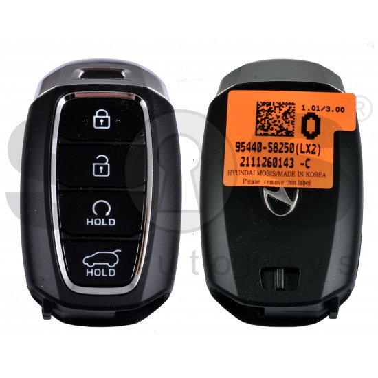 OEM Smart Key for Hyundai Palisade 2022 Buttons:4 / Frequency:433MHz / Transponder: NCF29A/HITAG3  / Part No:   95440-S8250/ Keyless Go / Automatic start 