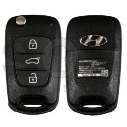 OEM Flip Key for Hyundai I30 2012 Buttons:3 / Frequency:433MHz / Transponder:PCF 7936/ HITAG2/ ID46   / Part.No : 95430-2L630