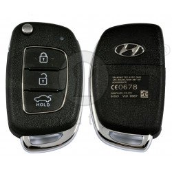 OEM Flip Key for Hyundai Azera 2013 Buttons:3 / Frequency:433 MHz / Transponder:  TIRIS DST 80  / Part No: 95430-3V030 / 95430-3V031 