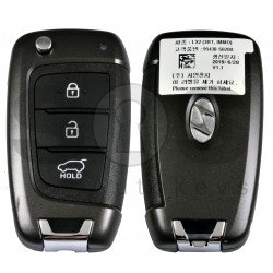 OEM Flip Key for Hyundai Palisade  2019 Buttons:3 / Frequency:433MHz / Transponder:  PCF7938/HITAG3 / Part No:   95430-S8200	