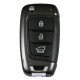 OEM Flip Key for Hyundai Palisade  2019 Buttons:3 / Frequency:433MHz / Transponder:  PCF7938/HITAG3 / Part No:   95430-S8200	