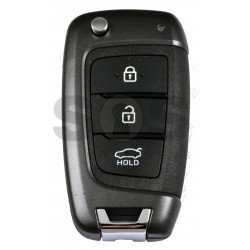 OEM Flip Key for Hyundai Elantra 2021 Buttons:3 / Frequency:433MHz / Transponder:  RF430 (8A) / Part No:   95430-AA300
