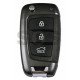 OEM Flip Key for Hyundai Elantra 2021 Buttons:3 / Frequency:433MHz / Transponder:  RF430 (8A) / Part No:   95430-AA300