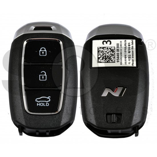 OEM Smart Key for Hyundai Avante N 2022 Buttons:3/ Frequency:433MHz / Transponder: ATMEL AES/6A  / Part No:   95440-IB300/ Keyless Go /  