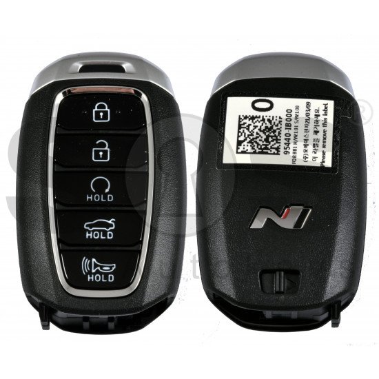 OEM Smart Key for Hyundai Avante N 2021 Buttons:5/ Frequency:433MHz / Transponder: ATMEL AES/6A  / Part No:  95440-IB000/ Keyless Go / Automatic start 