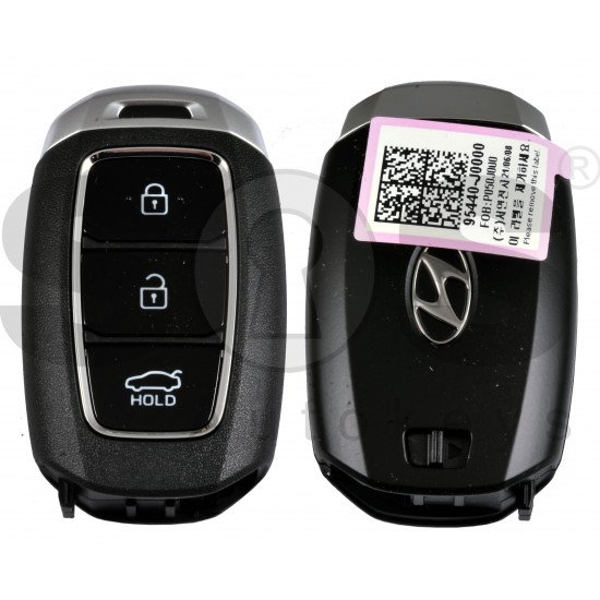 OEM Smart Key for Hyundai Accent 2018-2020 Buttons:3 / Frequency:433MHz / Transponder: TIRIS RF430 (8A)  / Part No:   95440-J0000	/ Keyless Go