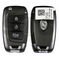 OEM Flip Key for Hyundai Kona 2021 Buttons:3 / Frequency:433MHz / Transponder:  No Tranponder / Part No:   95430-J9300	