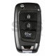 OEM Flip Key for Hyundai Kona 2021 Buttons:3 / Frequency:433MHz / Transponder:  No Tranponder / Part No:   95430-J9300	