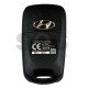 OEM Flip Key for Hyundai I30 2011-2013 Buttons:3 / Frequency:433MHz / Transponder:PCF 7936/ HITAG2/ ID46   / Part.No.: 95430-2L650	