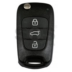 OEM Flip Key for Hyundai I30 2011-2013 Buttons:3 / Frequency:433MHz / Transponder:PCF 7936/ HITAG2/ ID46   / Part.No.: 95430-2L650	