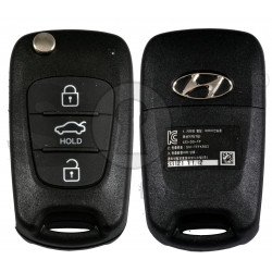 OEM Flip Key for Hyundai Azera 2012 Buttons:3 / Frequency:433MHz / Transponder:PCF 7936/ HITAG2/ ID46   / Part.No.: 95430-3L500