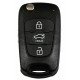 OEM Flip Key for Hyundai Azera 2012 Buttons:3 / Frequency:433MHz / Transponder:PCF 7936/ HITAG2/ ID46   / Part.No.: 95430-3L500